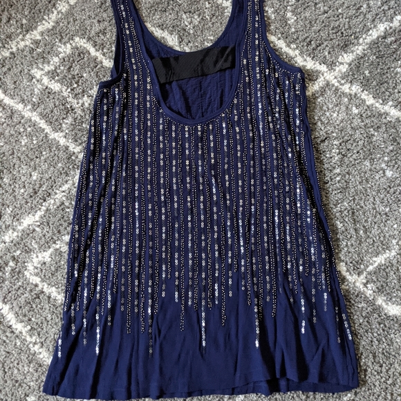 🔥3/$30🔥Beaded relaxed fit dress sz:S - Picture 2 of 5